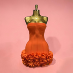 IT GIRL Strapless Floral Bodycon Mini Dress