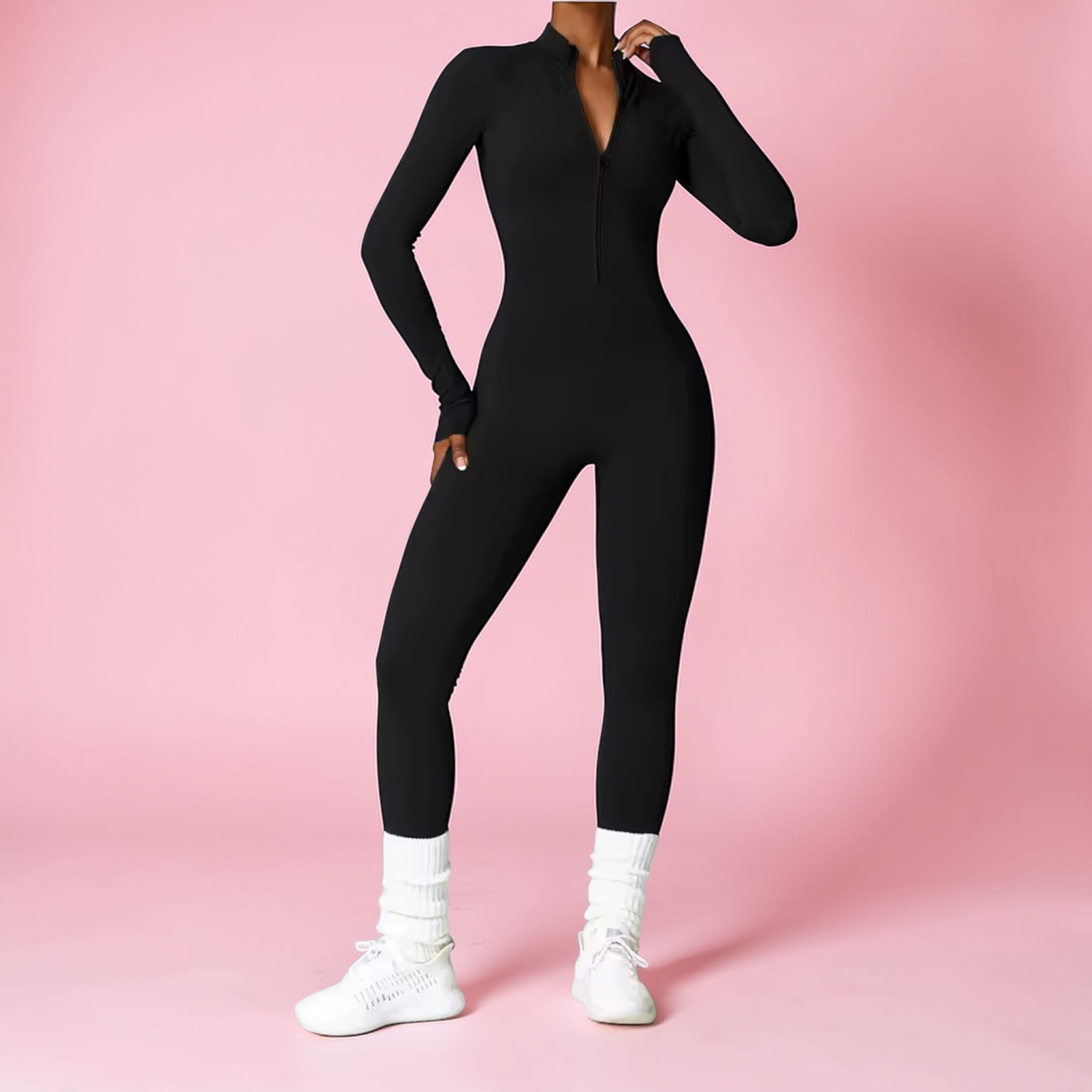 Belén Yoga Velvet Jumpsuit