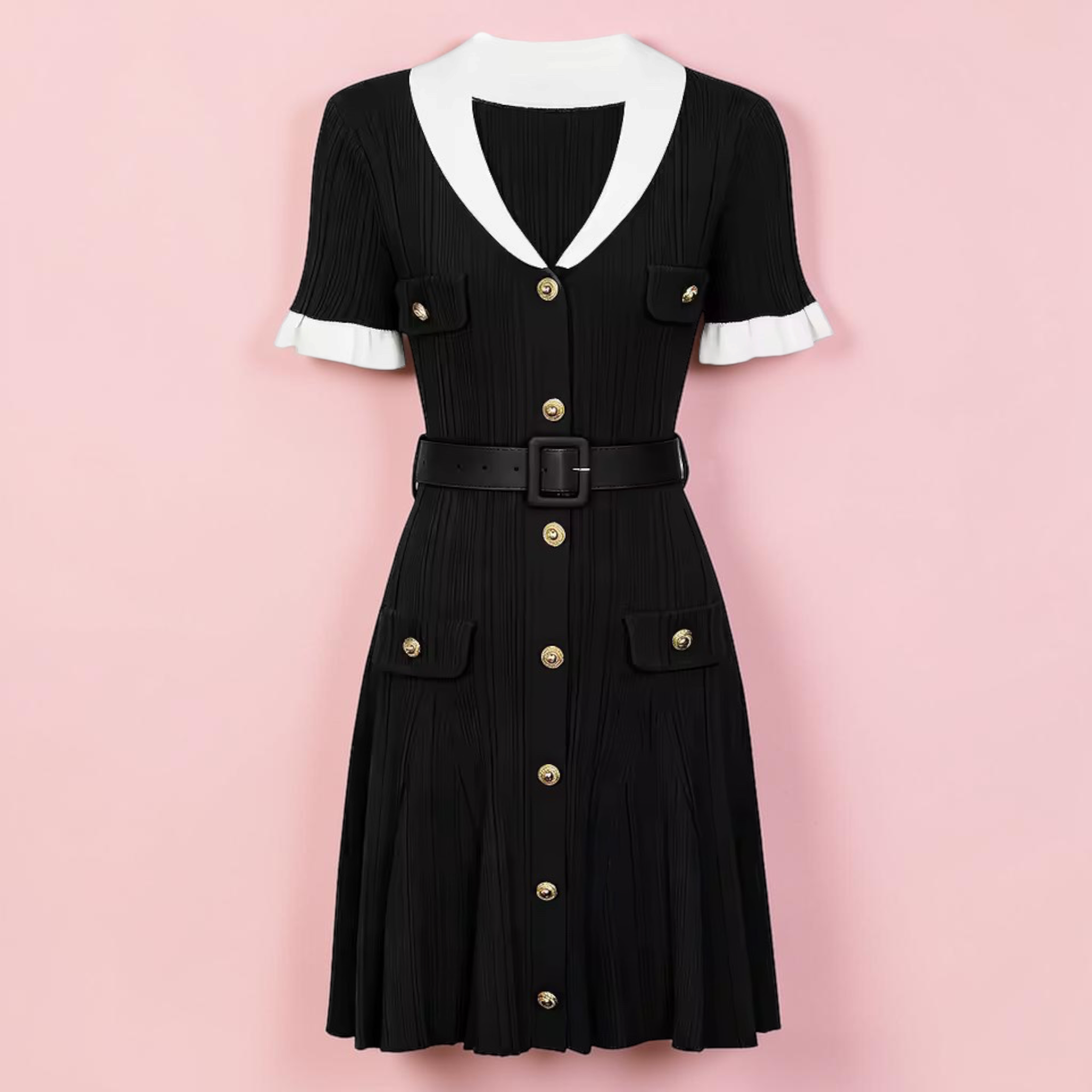 Boss Babe Elegant Knitted Summer Dress