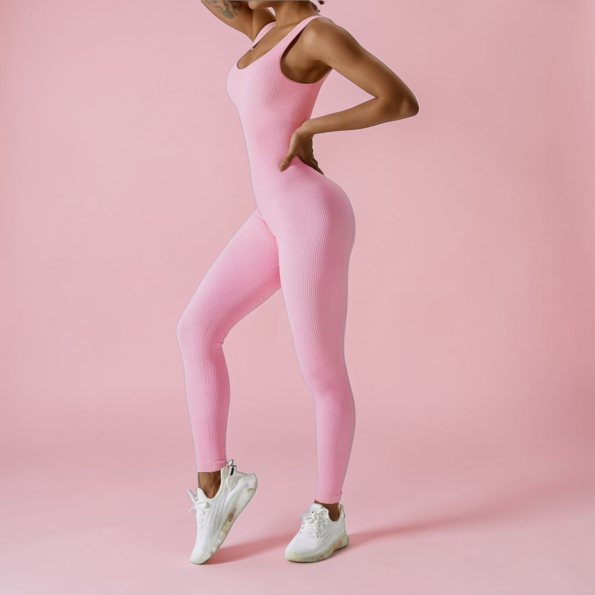 Spring Seamless One-Piece Jumpsuit