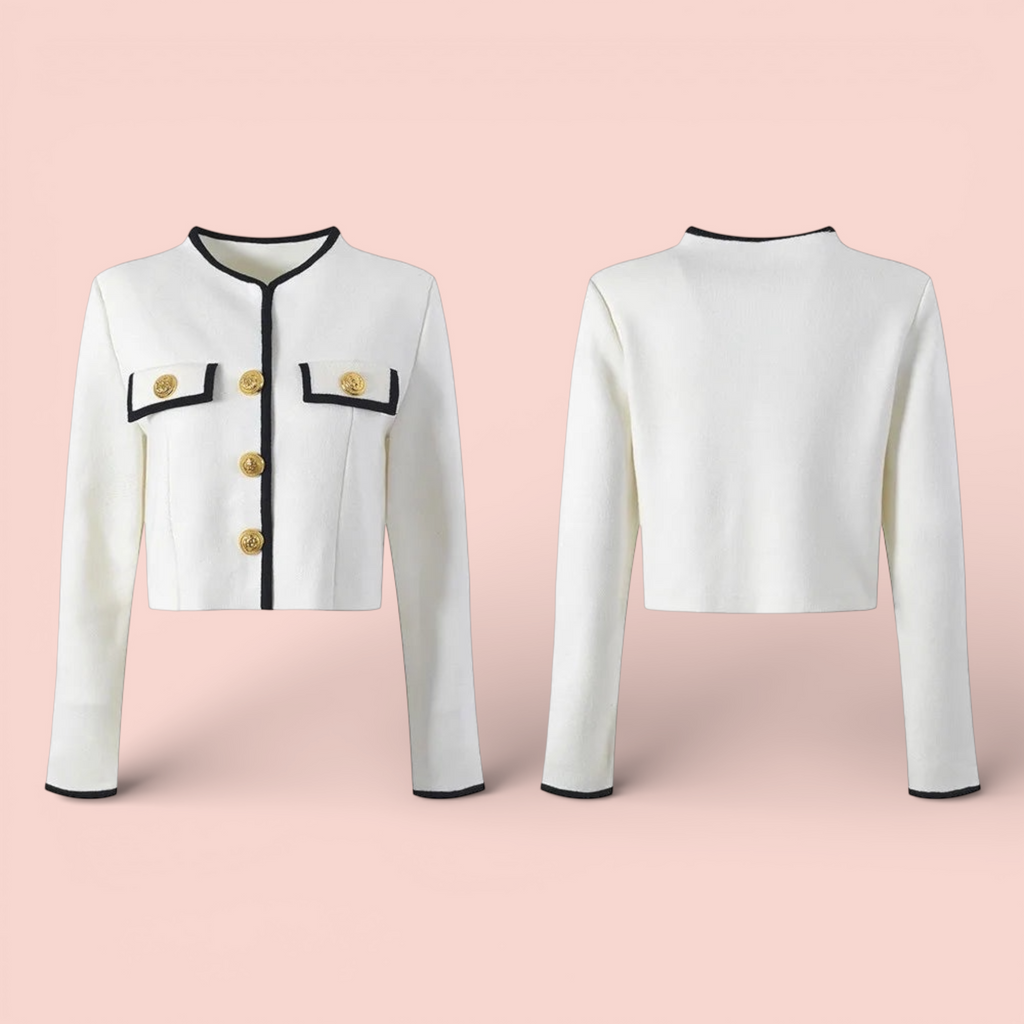 Boss Babe French Style Short Design Blazer