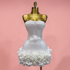 IT GIRL Strapless Floral Bodycon Mini Dress