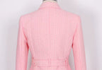 Boss Babe Pink Double-Breasted Blazer & Trousers Set
