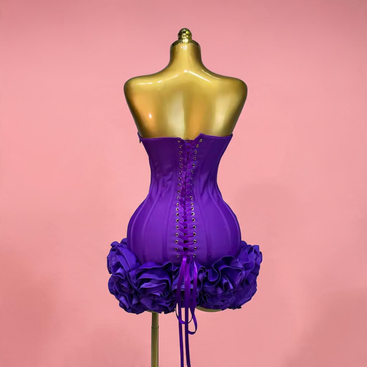 IT GIRL Strapless Floral Bodycon Mini Dress