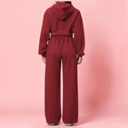 Aila Crop top Hoodie & Pants