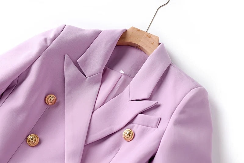 Boss Babe Fresh Lilac 2PCS Blazer Suit