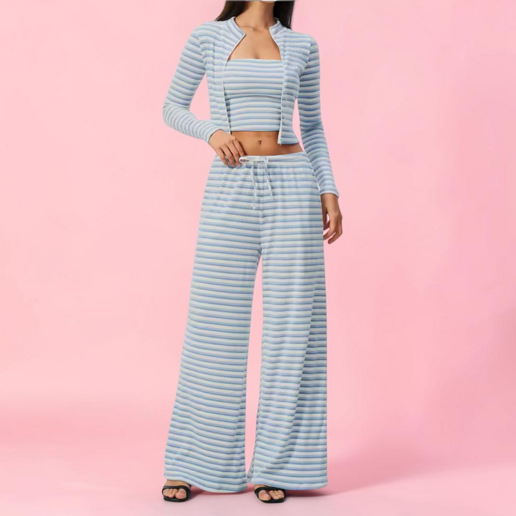 Monica Long Sleeve Zip Top & Workout Pants Beautylicious you