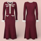 Boss Babe Wool Blend Knitted Sweater Dress for Women