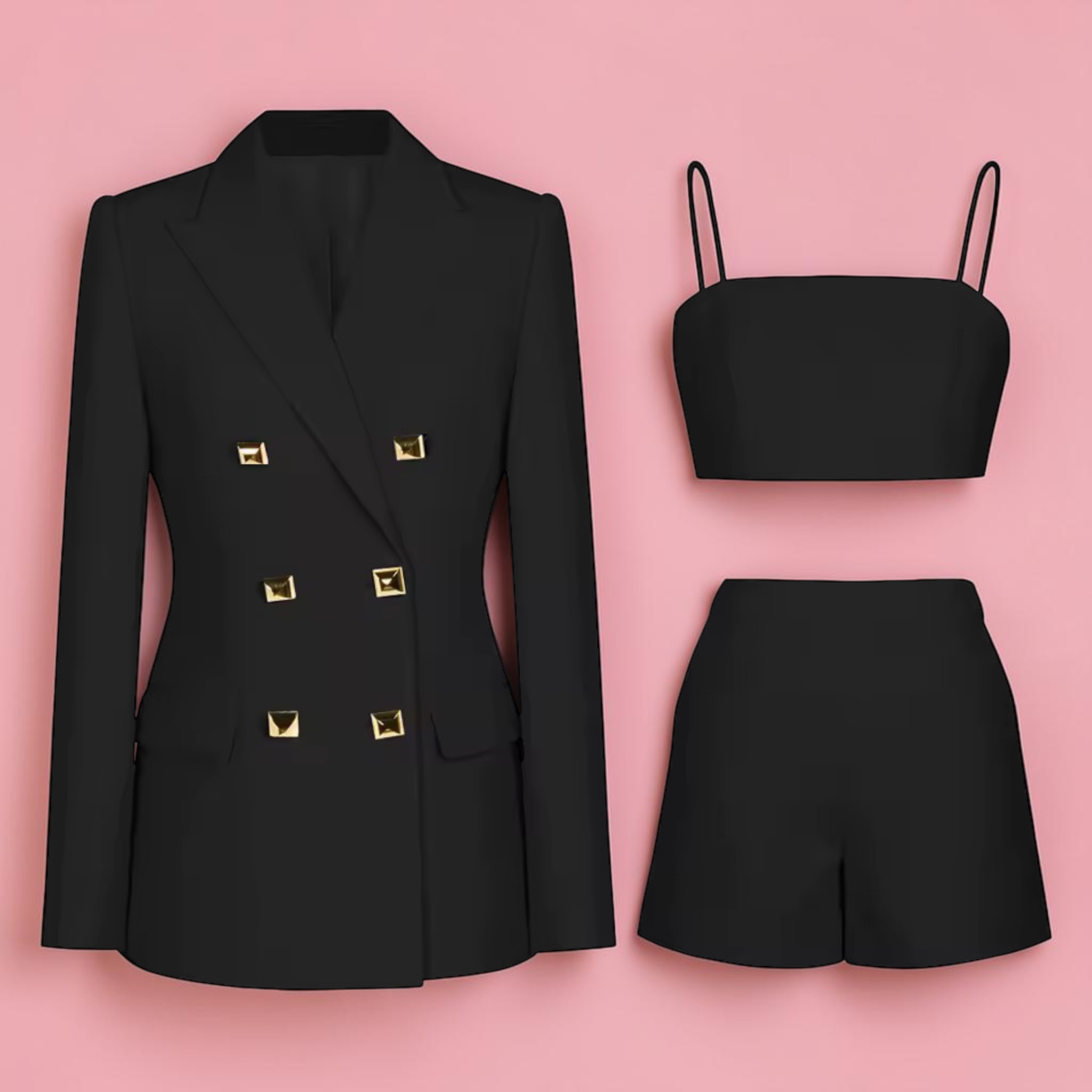 Boss Babe 3-Piece Blazer Set Beautylicious you