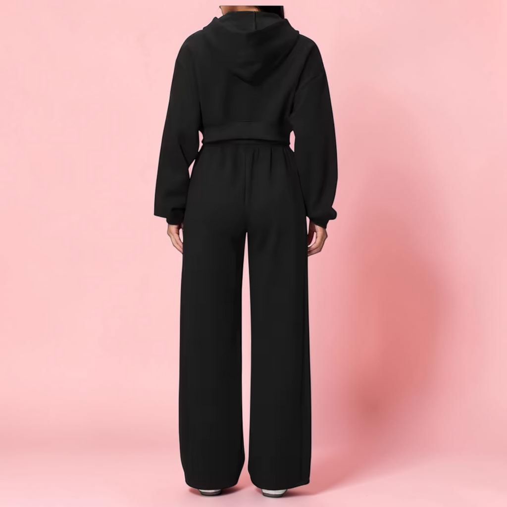 Aila Crop top Hoodie & Pants
