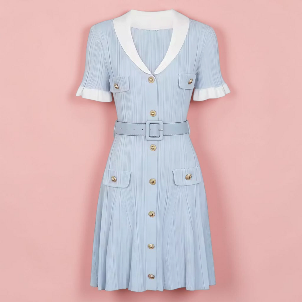 Boss Babe Elegant Knitted Summer Dress