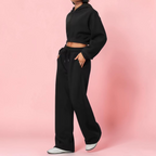 Aila Crop top Hoodie & Pants