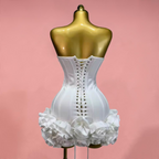 IT GIRL Strapless Floral Bodycon Mini Dress
