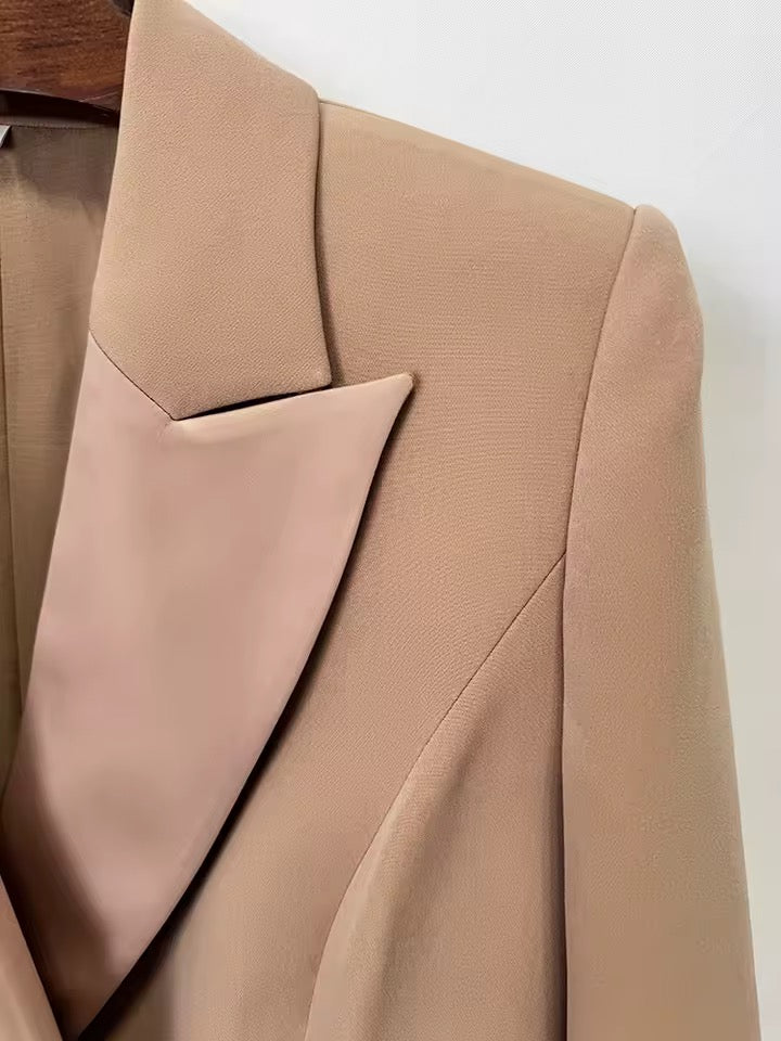 Boss Babe Long-Sleeve Ruffle Maxi Dress