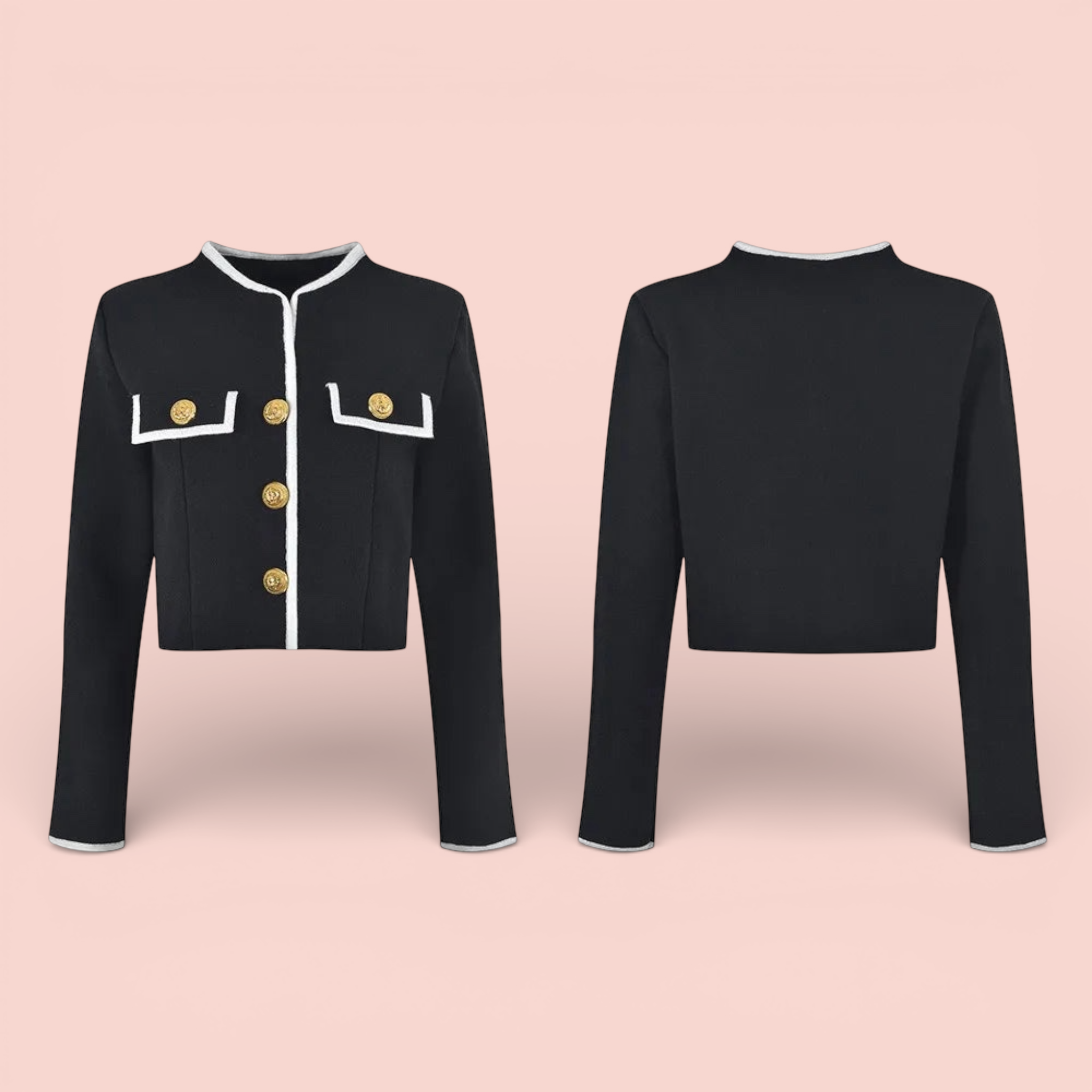 Boss Babe French Style Short Design Blazer