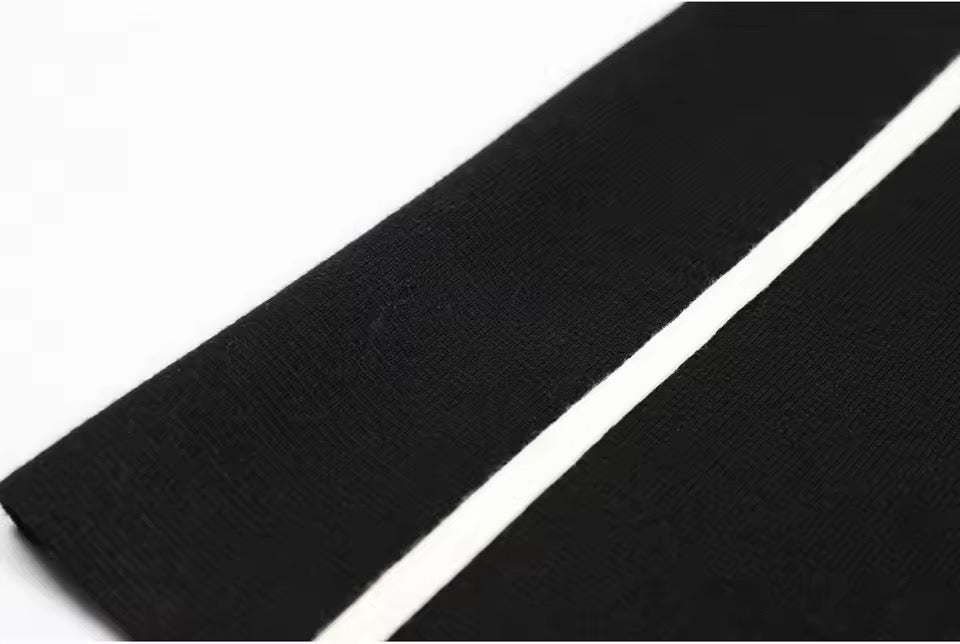 Boss Babe Patchwork Lapel Cardigan & Straight-Leg Pants Beautylicious you