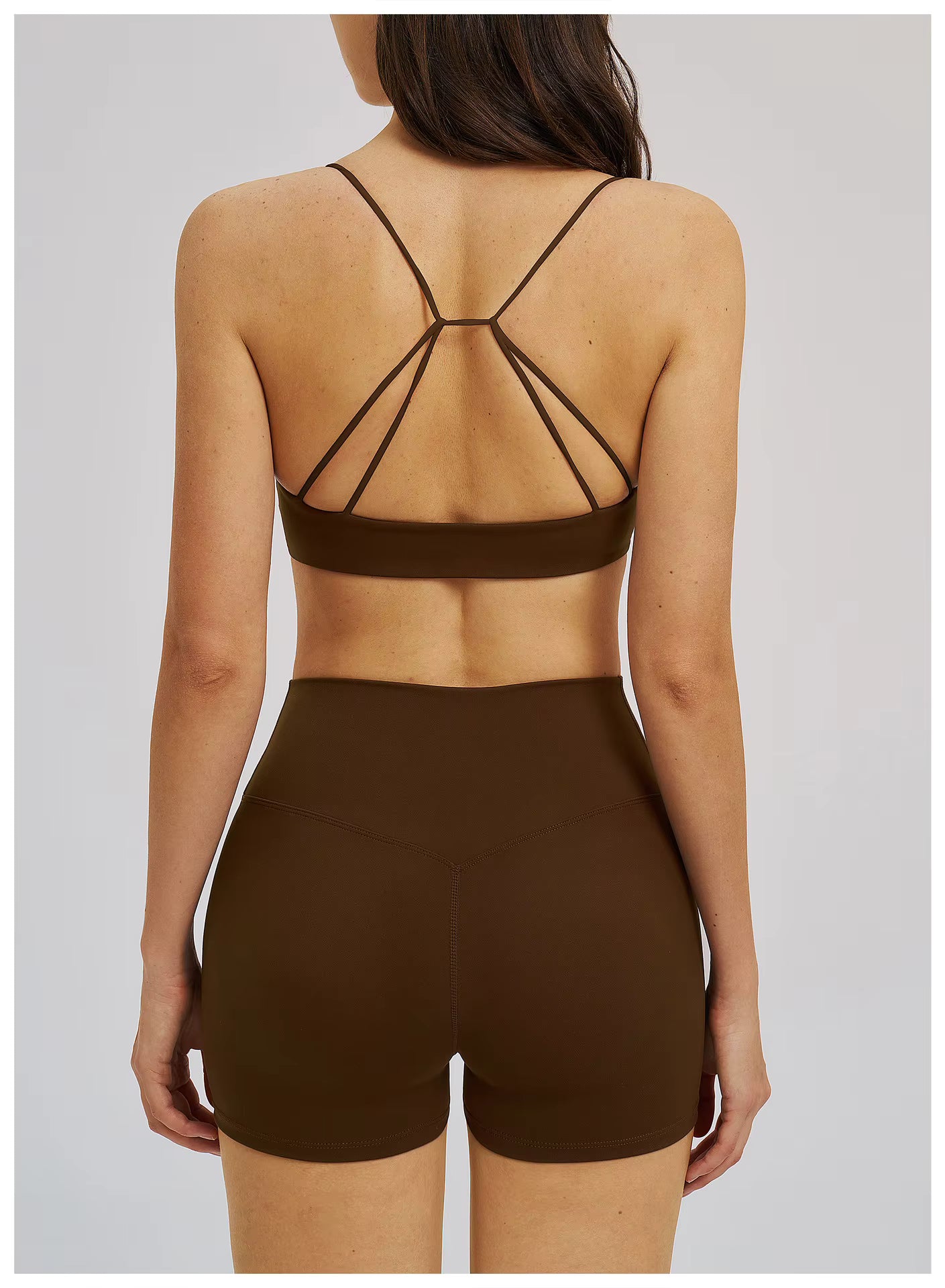 Amelia V-Neck Yoga Sports Bra