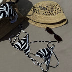 Honorata zebra print Bikini