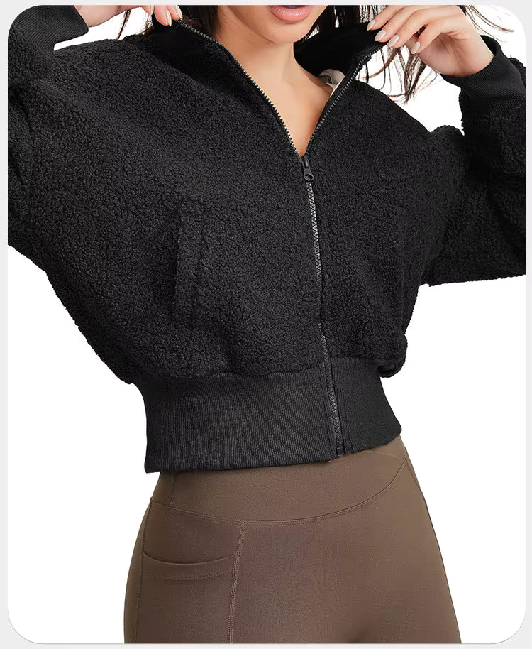 Rizalina Yoga Long Sleeve Gym Fitness Jacket