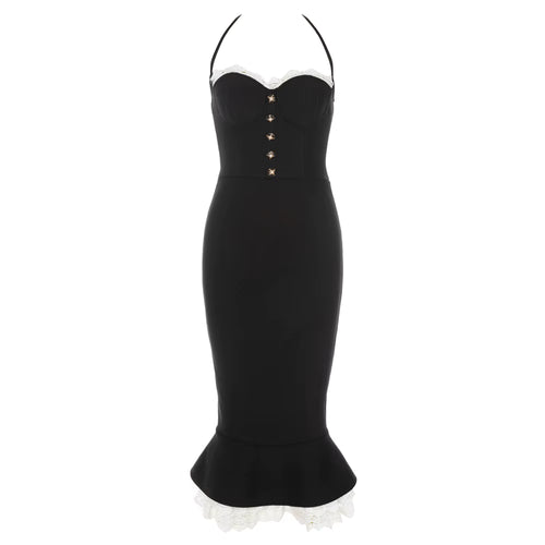 Boss Babe Lace Sleeveless Midi Dress