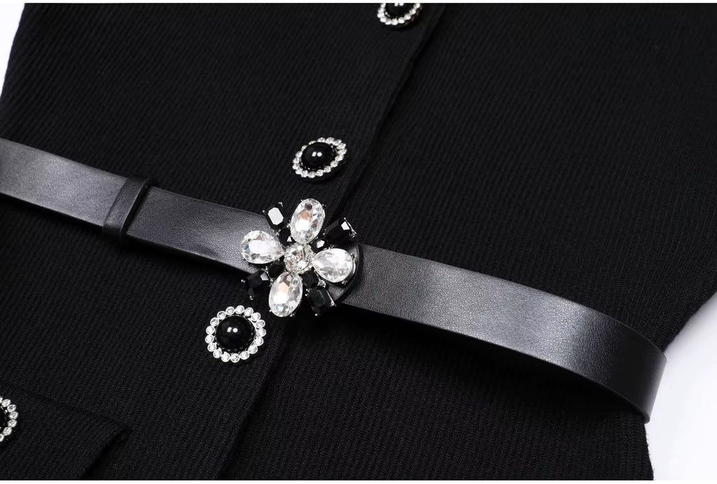 Boss Babe Knitted Long Sweater Dress for Women