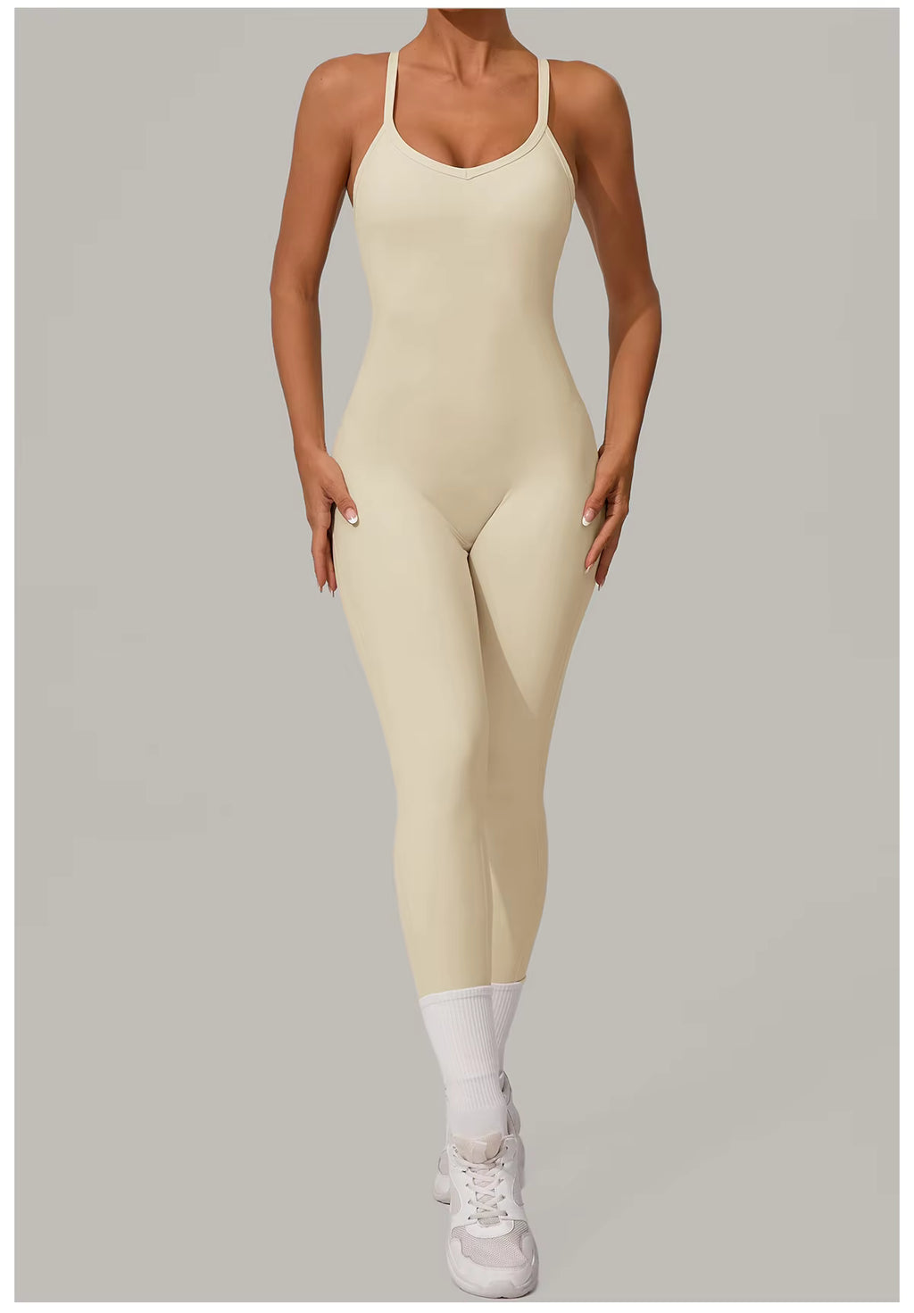 Sophia Sleeveless Yoga Jumpsuit