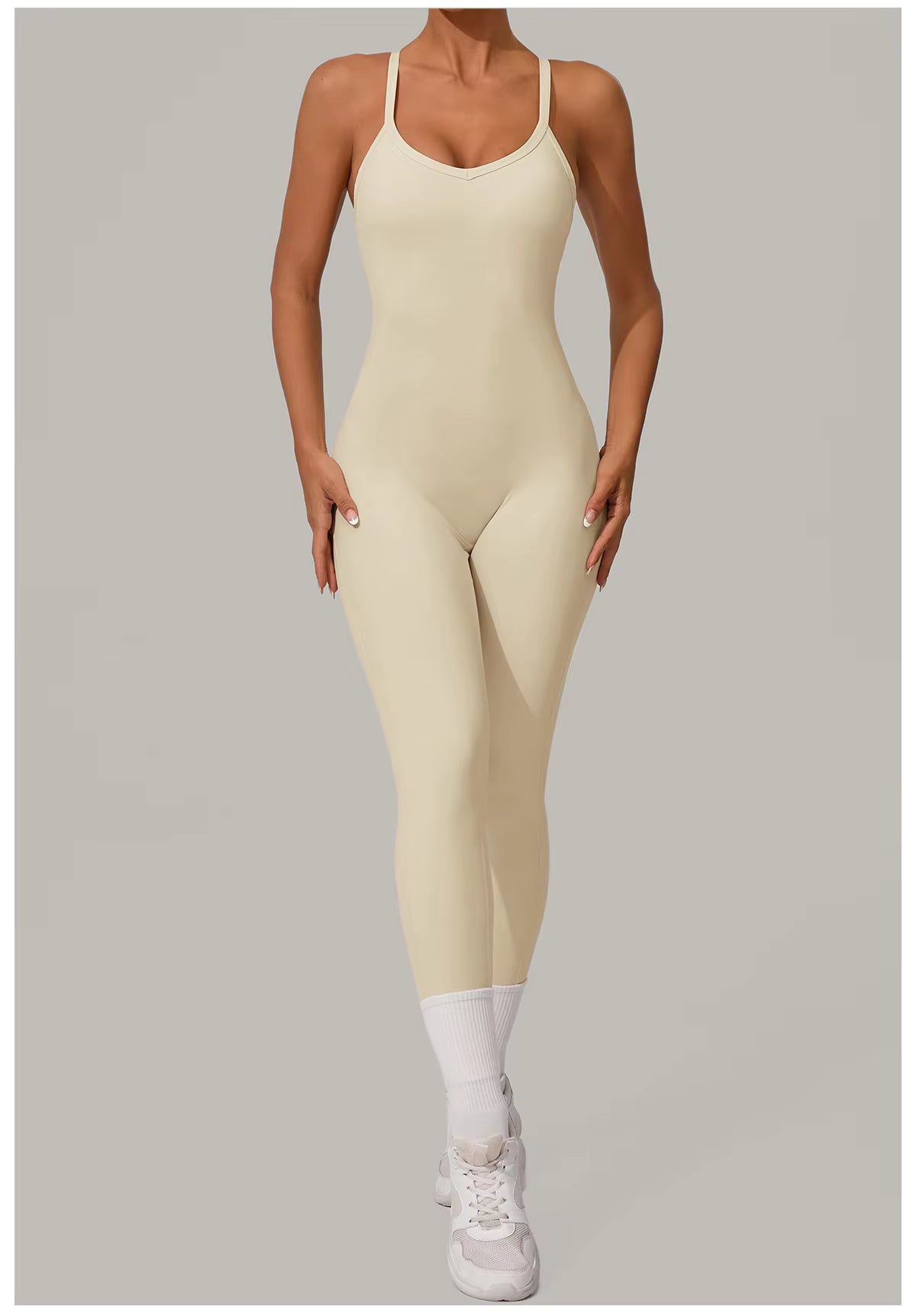 Sophia Sleeveless Yoga Jumpsuit