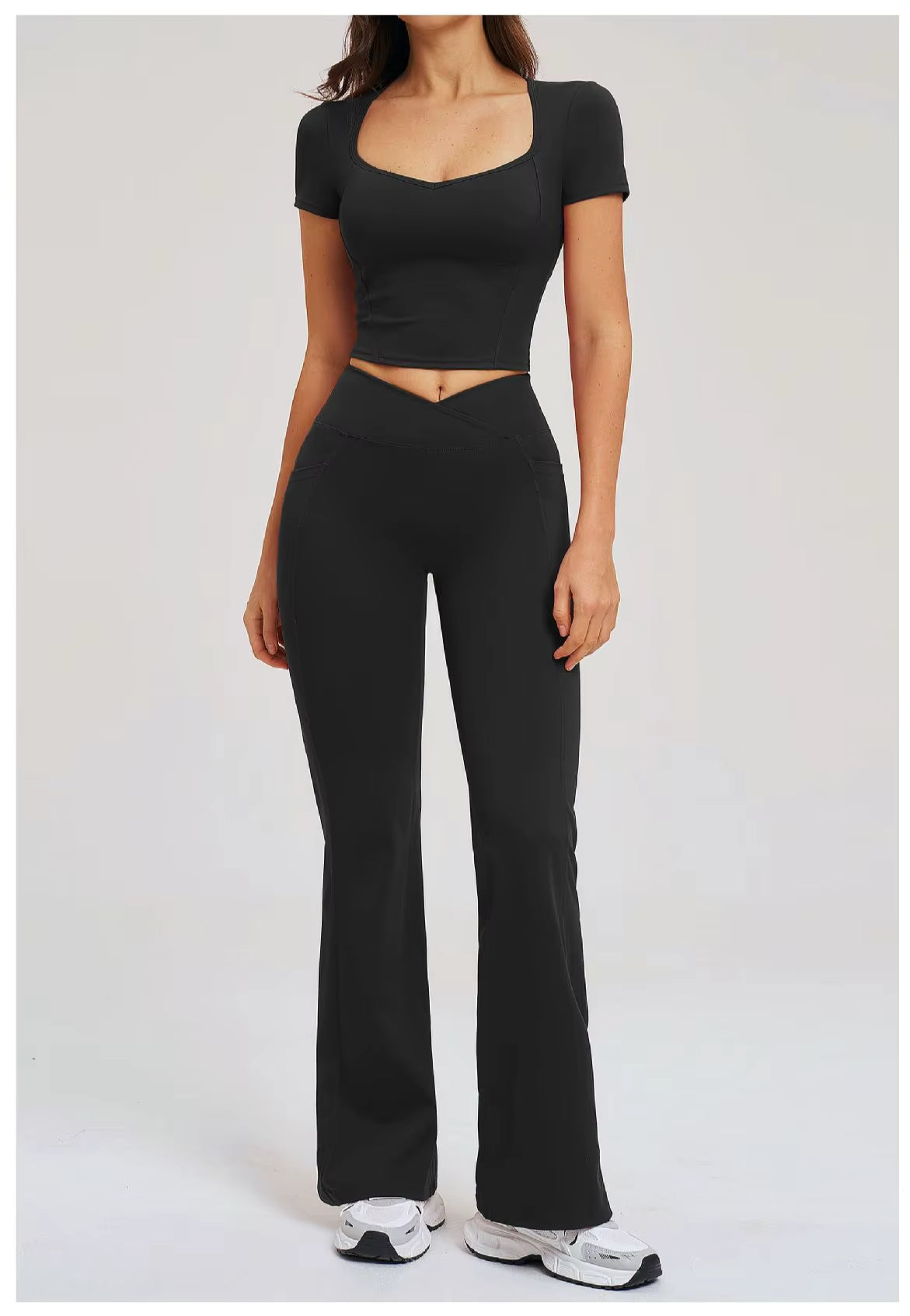 Olivia 2-Piece Yoga Flared Set