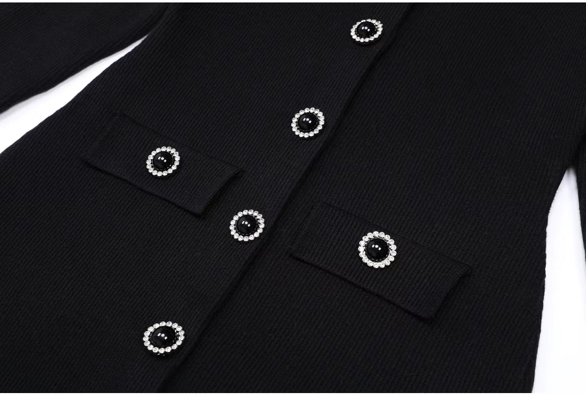 Boss Babe Knitted Long Sweater Dress for Women