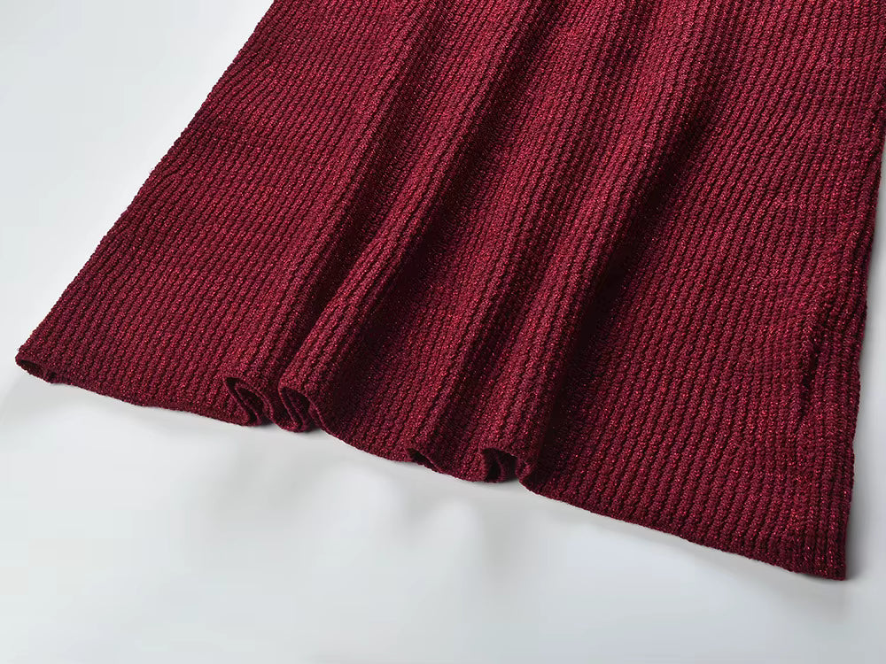 Boss Babe Wool Blend Knitted Sweater Dress for Women