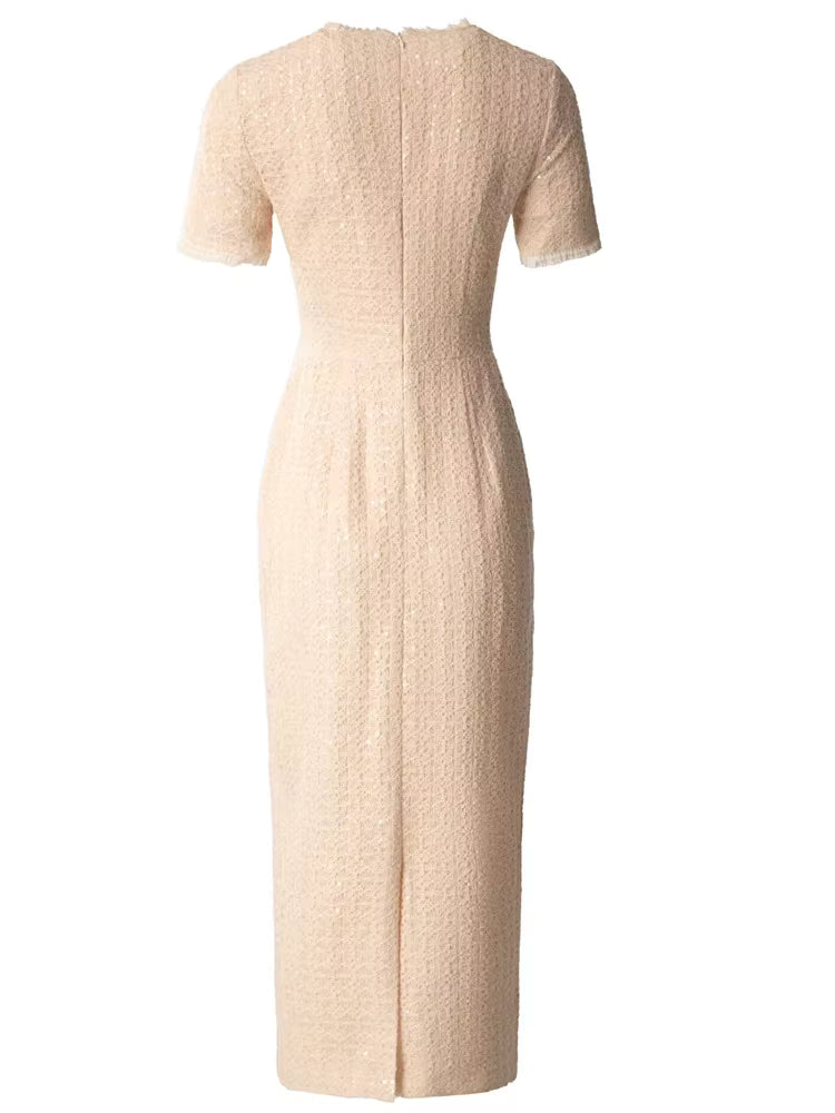 Boss Babe Winter Luxury Long Dress