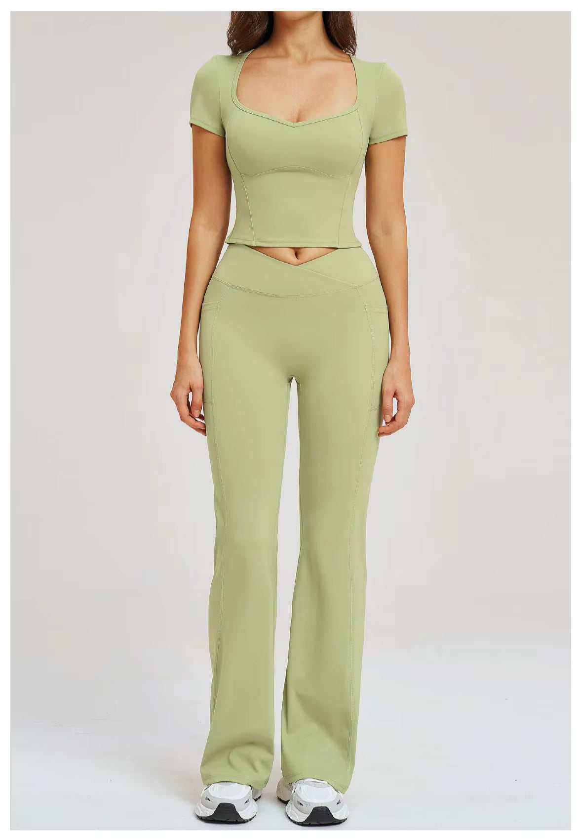 Olivia 2-Piece Yoga Flared Set