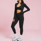 Olivia 3PCS Women Yoga Tracksuit Set