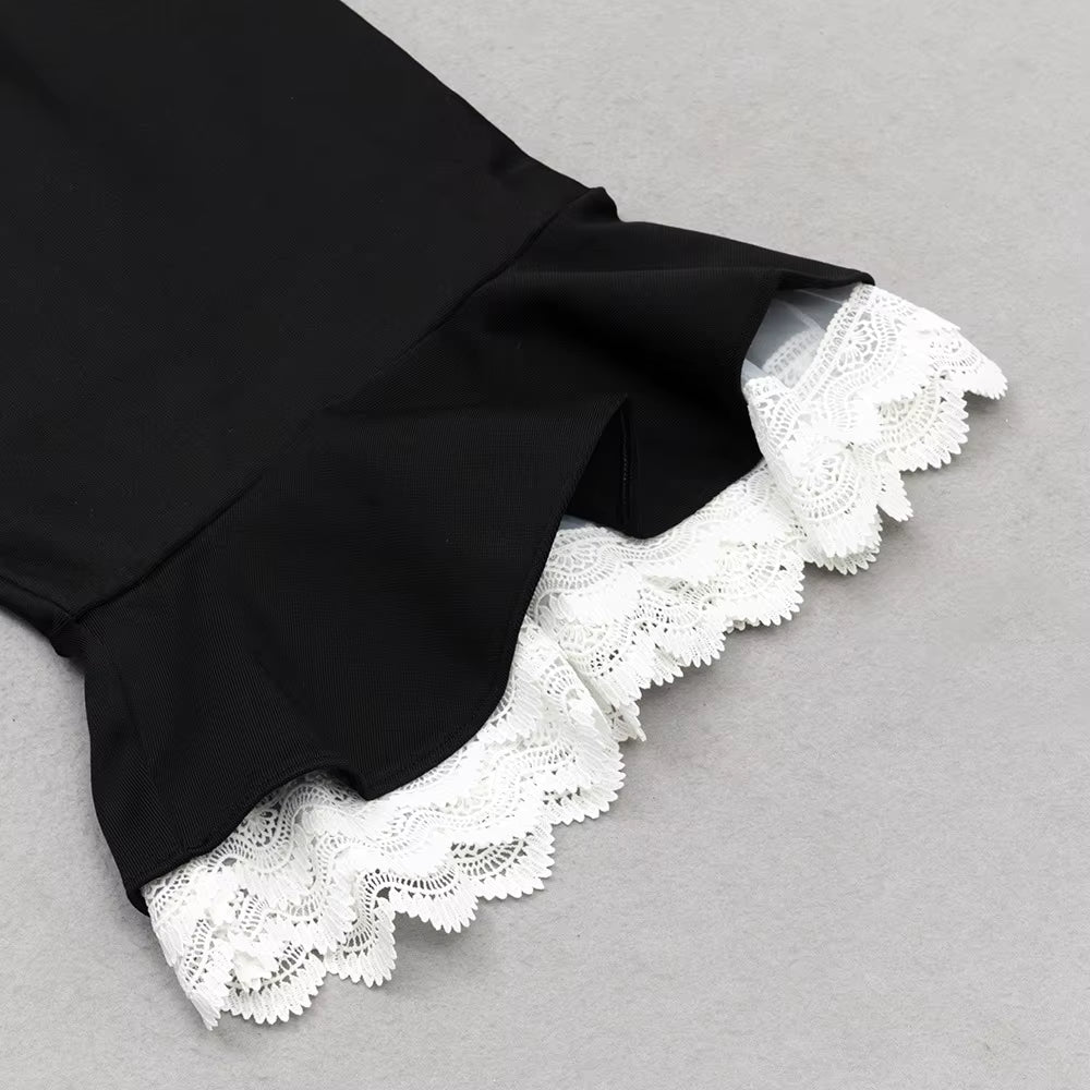 Boss Babe Lace Sleeveless Midi Dress