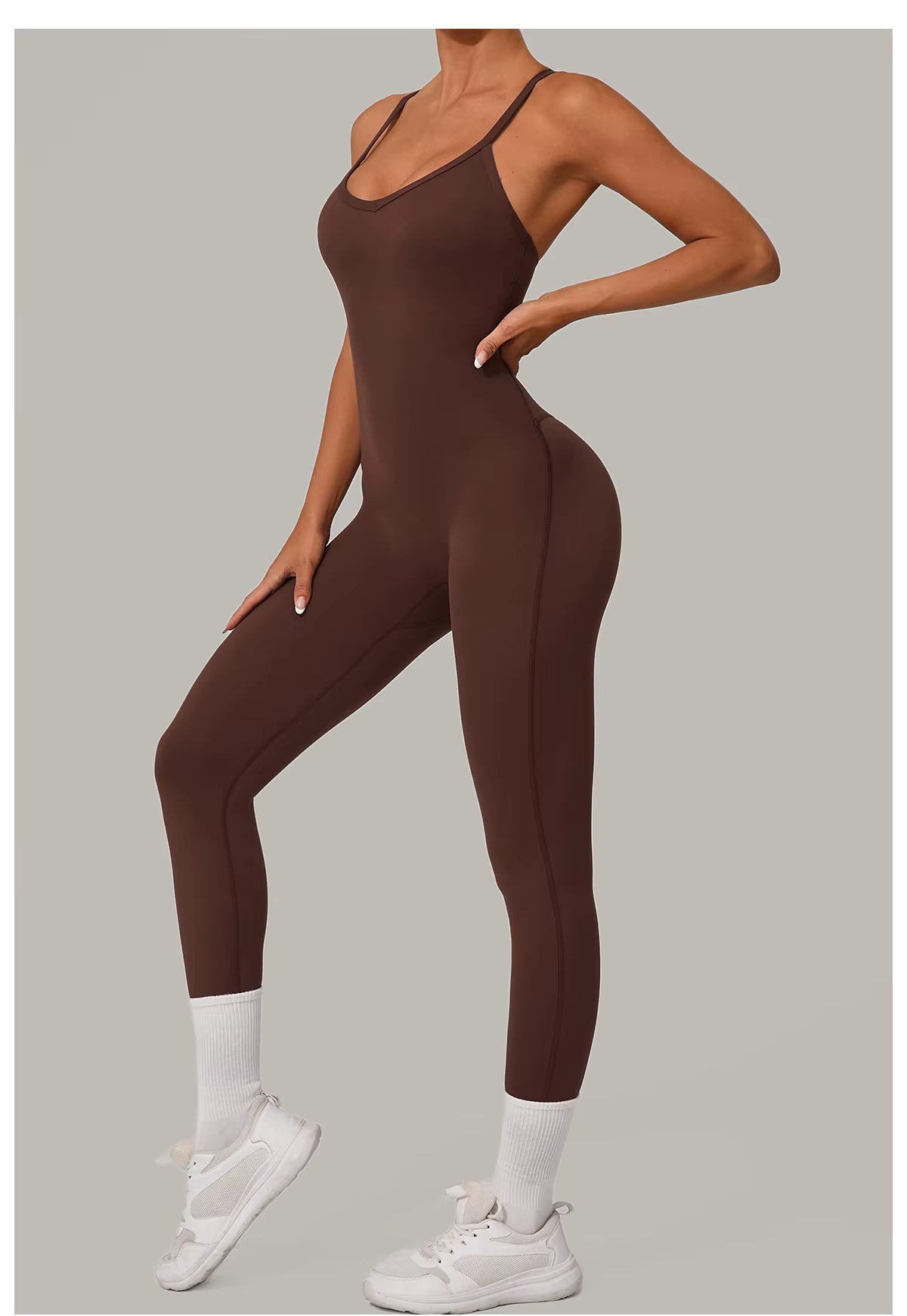 Sophia Sleeveless Yoga Jumpsuit