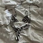 Honorata zebra print Bikini