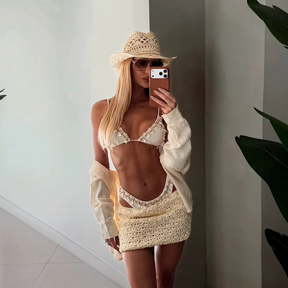 Concepción Lace Up Bikini