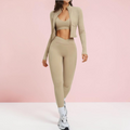 Olivia 3PCS Women Yoga Tracksuit Set