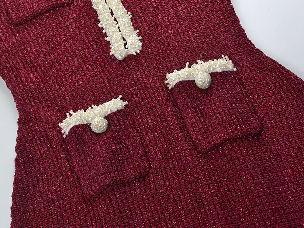 Boss Babe Wool Blend Knitted Sweater Dress for Women