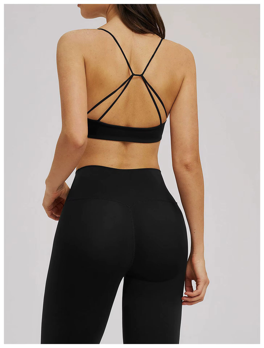 Amelia V-Neck Yoga Sports Bra