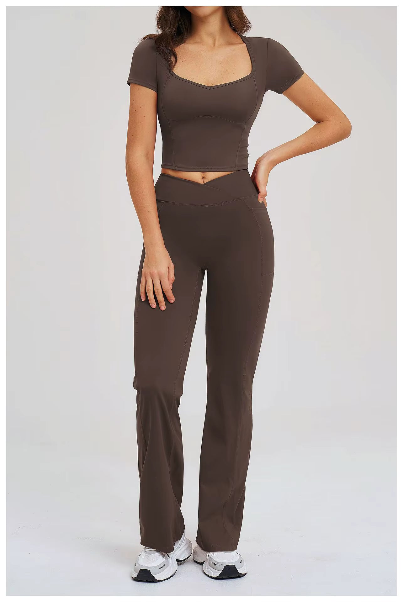 Olivia 2-Piece Yoga Flared Set