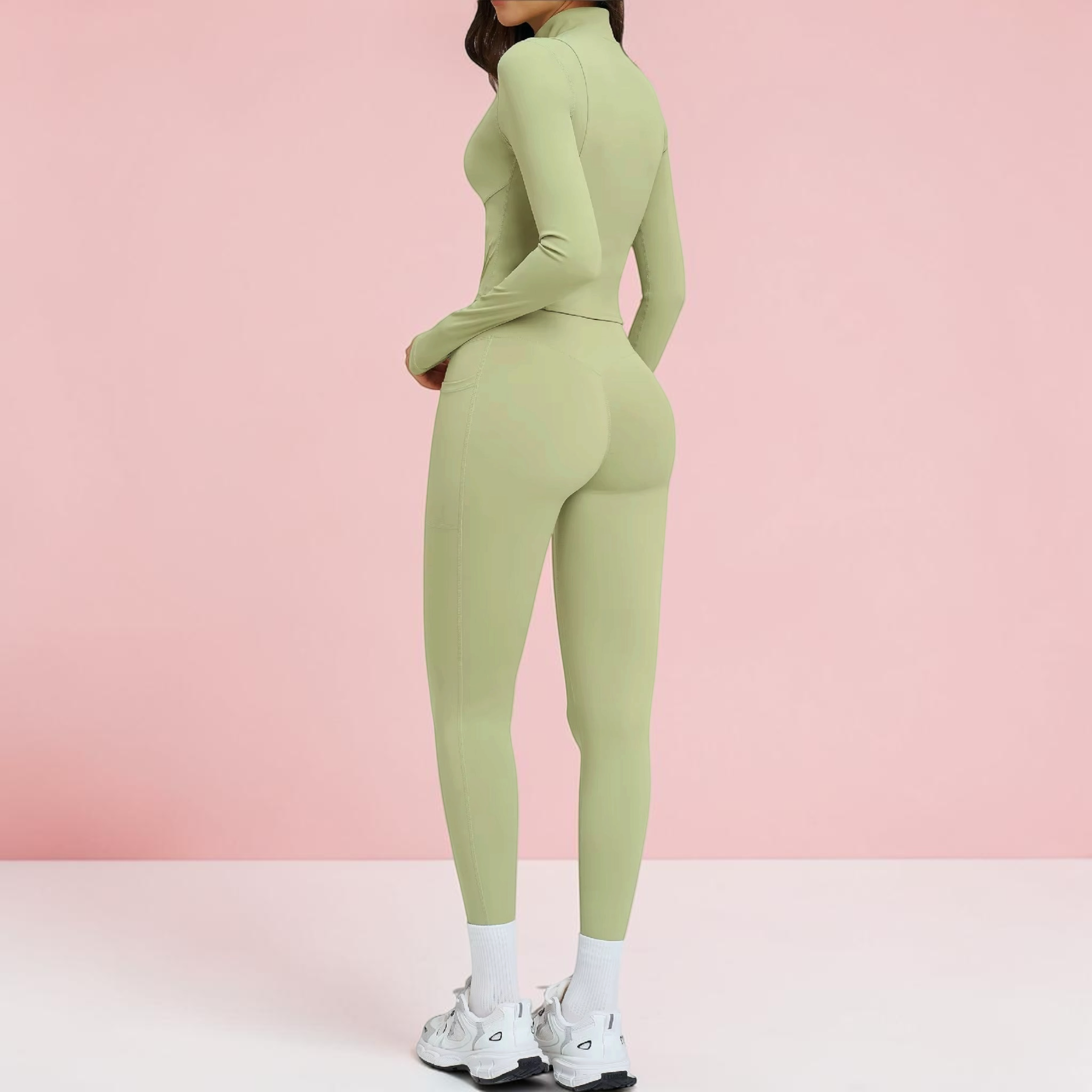 Olivia 3PCS Women Yoga Tracksuit Set