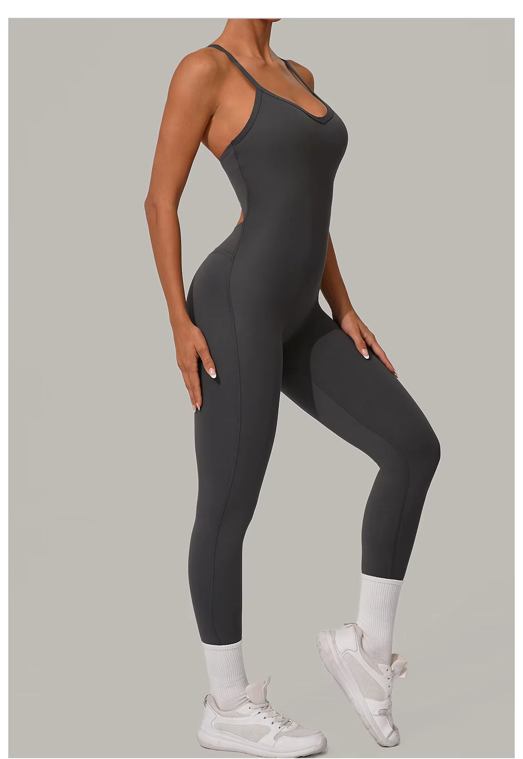 Sophia Sleeveless Yoga Jumpsuit