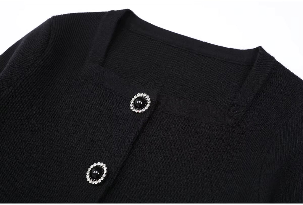 Boss Babe Knitted Long Sweater Dress for Women