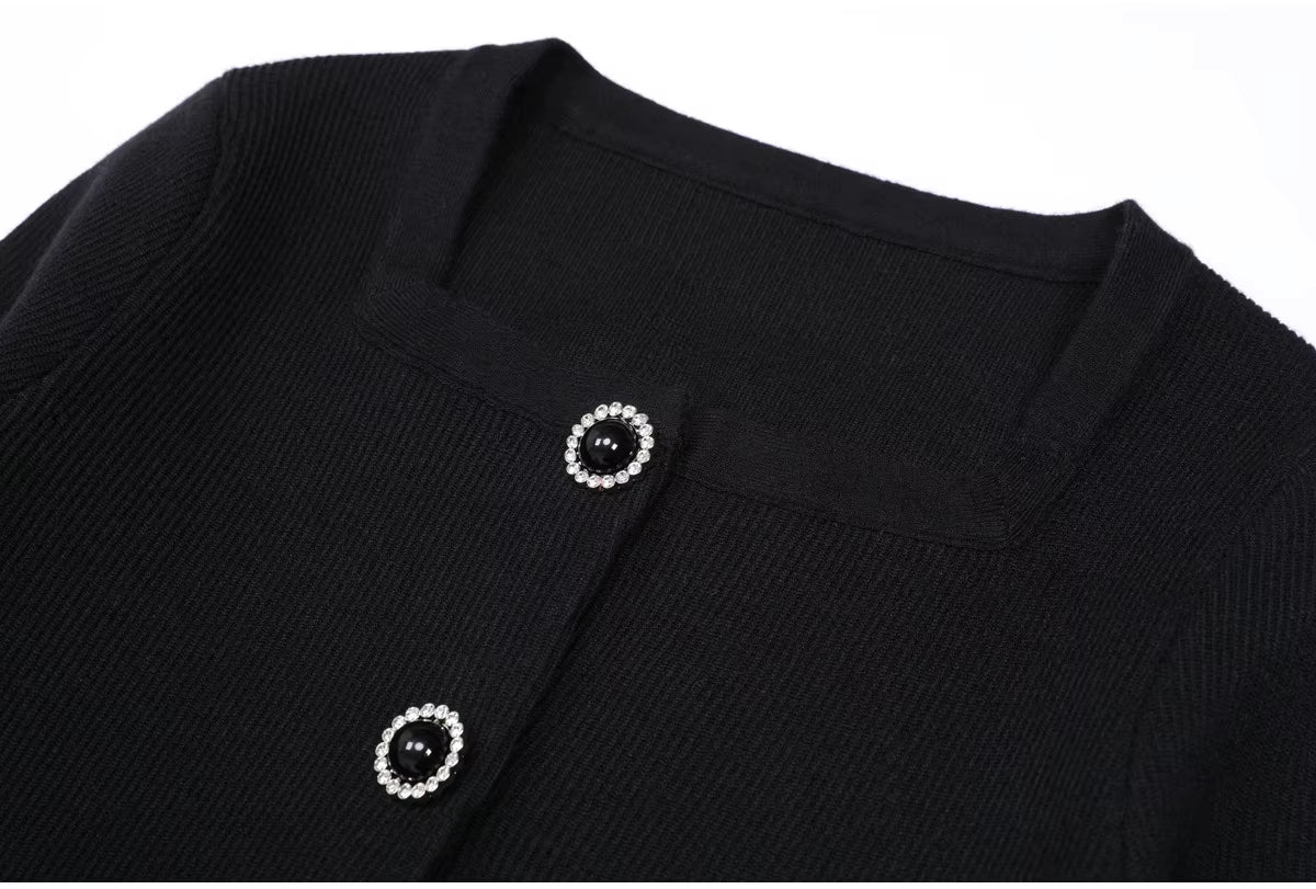 Boss Babe Knitted Long Sweater Dress for Women