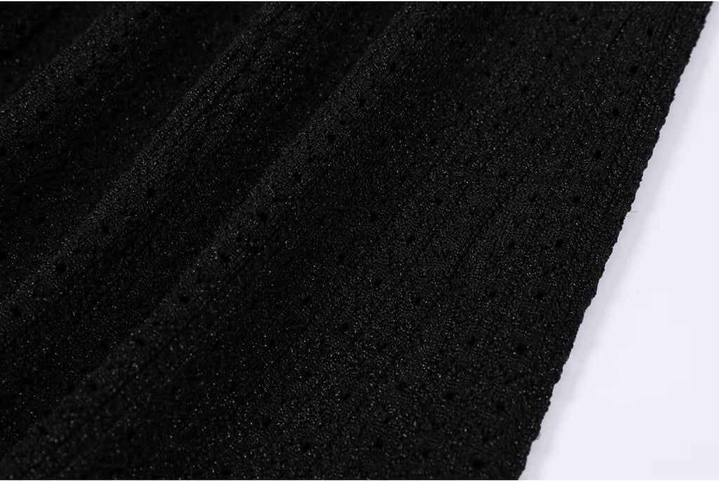 Boss Babe Long-Sleeve Knitted Cardigan Jacket + Midi Skirt Two Piece Set