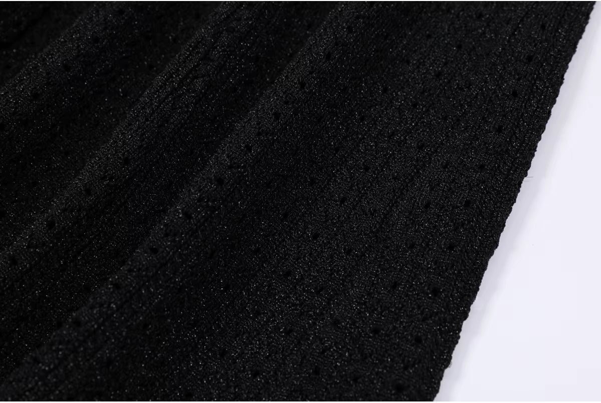 Boss Babe Long-Sleeve Knitted Cardigan Jacket + Midi Skirt Two Piece Set