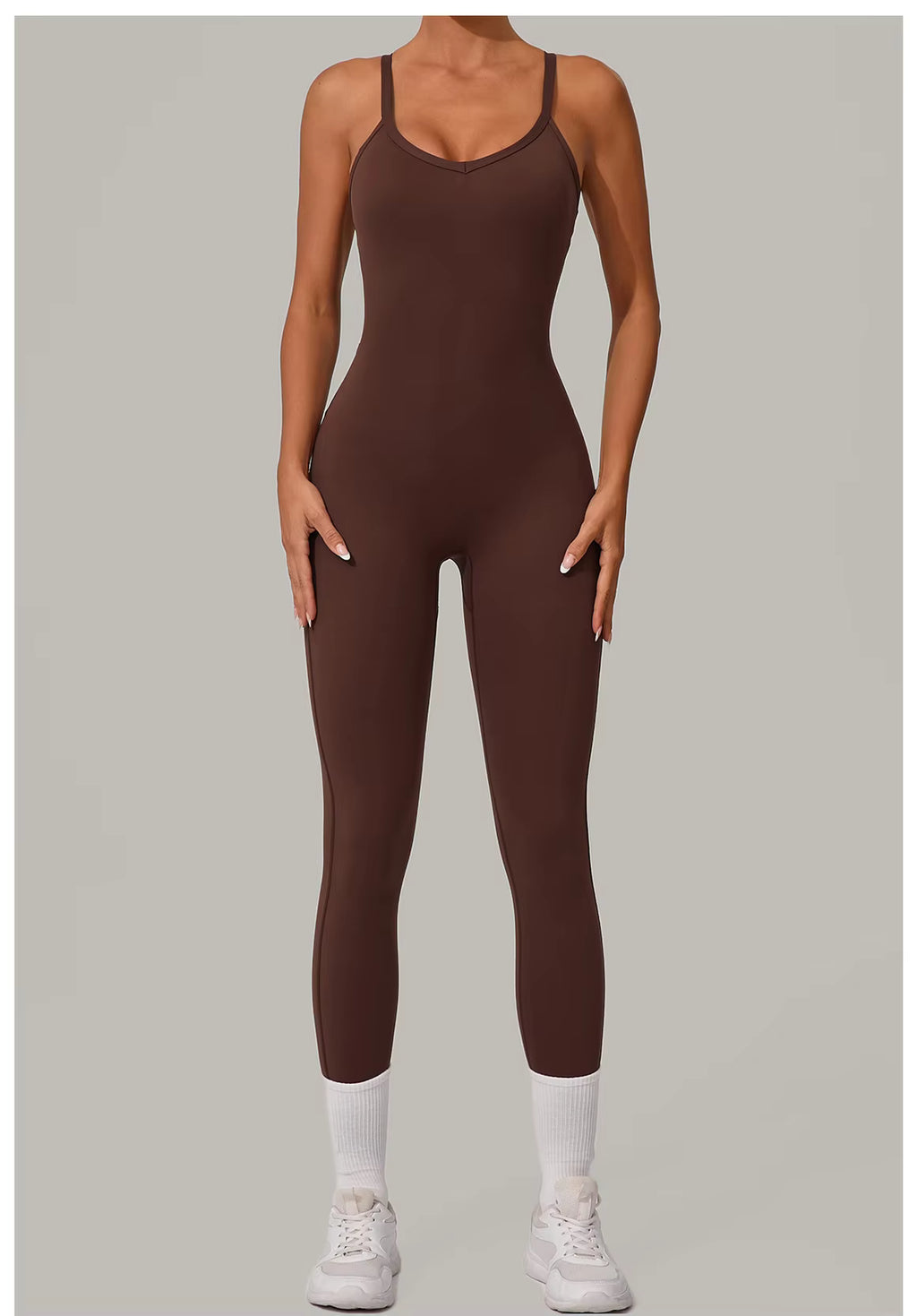 Sophia Sleeveless Yoga Jumpsuit
