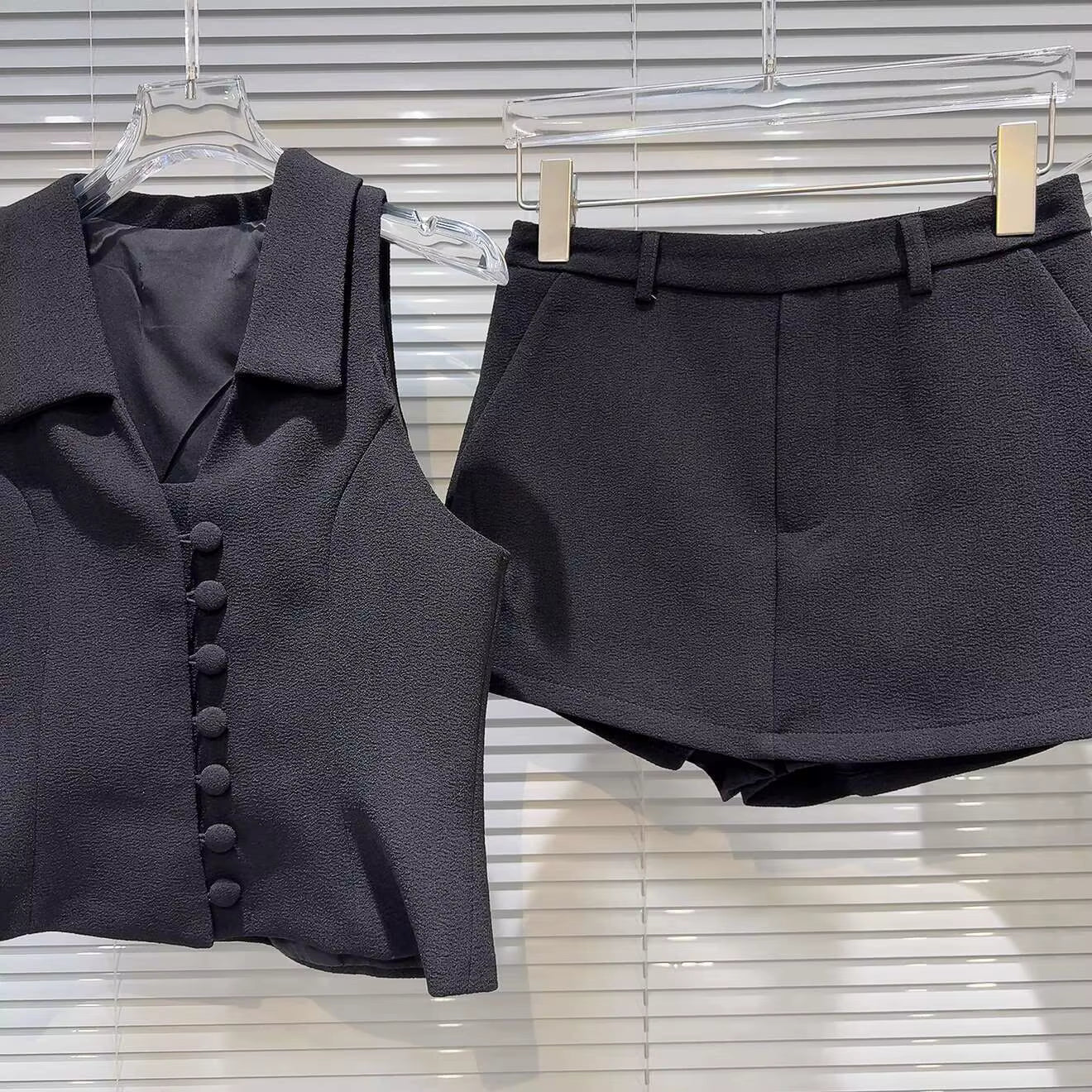 Boss Babe Tank Top Suit Shorts Two Piece Set