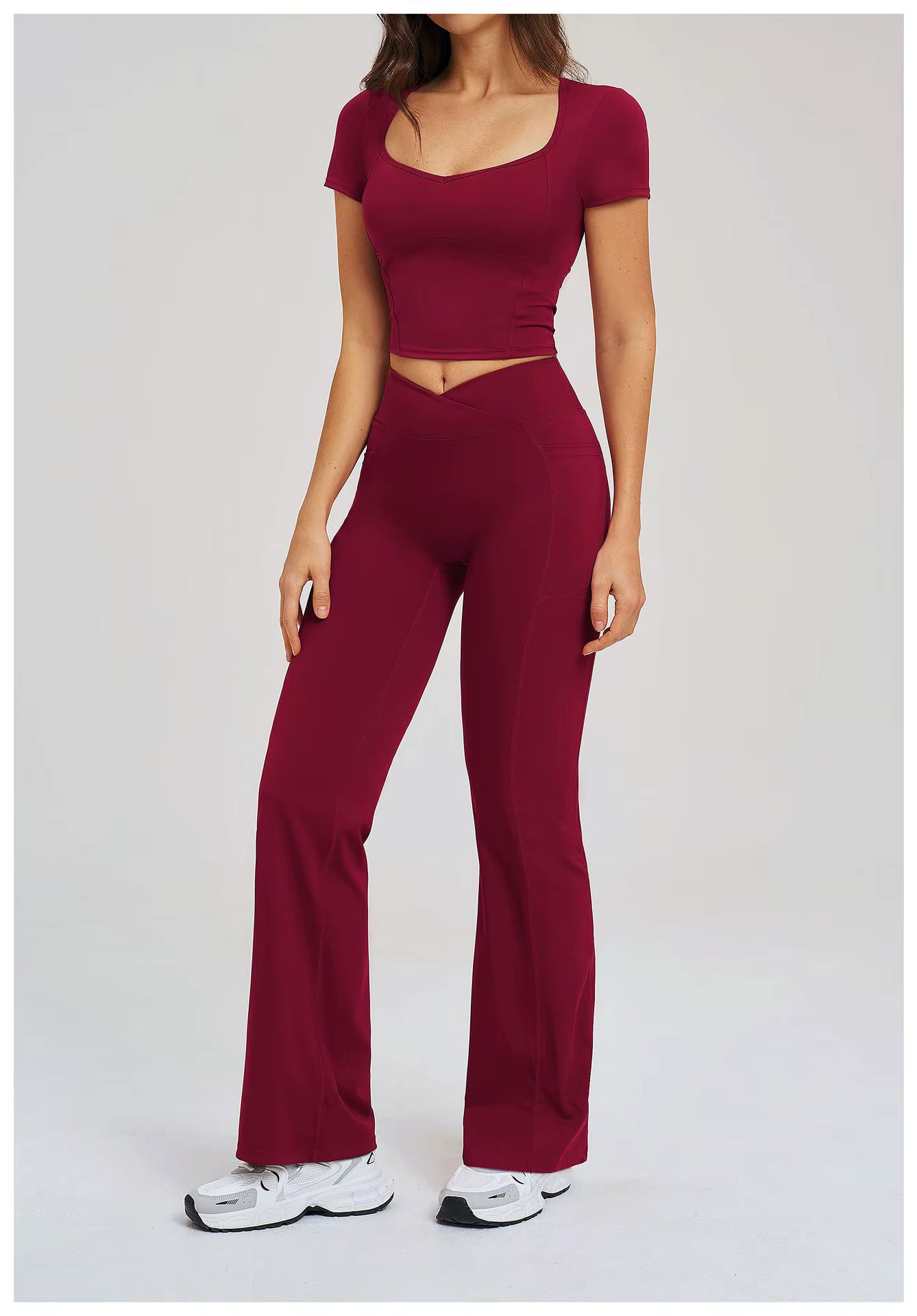 Olivia 2-Piece Yoga Flared Set